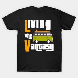 Funny Living the vantasy Van Life T-Shirt